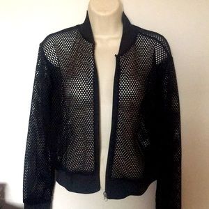 Like new mesh bomber